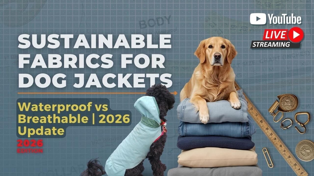 Sustainable Fabrics for Dog Jackets: Waterproof vs Breathable (2025 Update)
