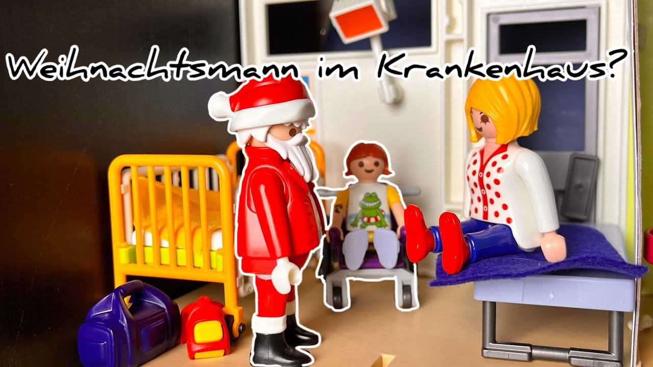 Weihnachtsmann im Krankenhaus  ? #playmobil ￼