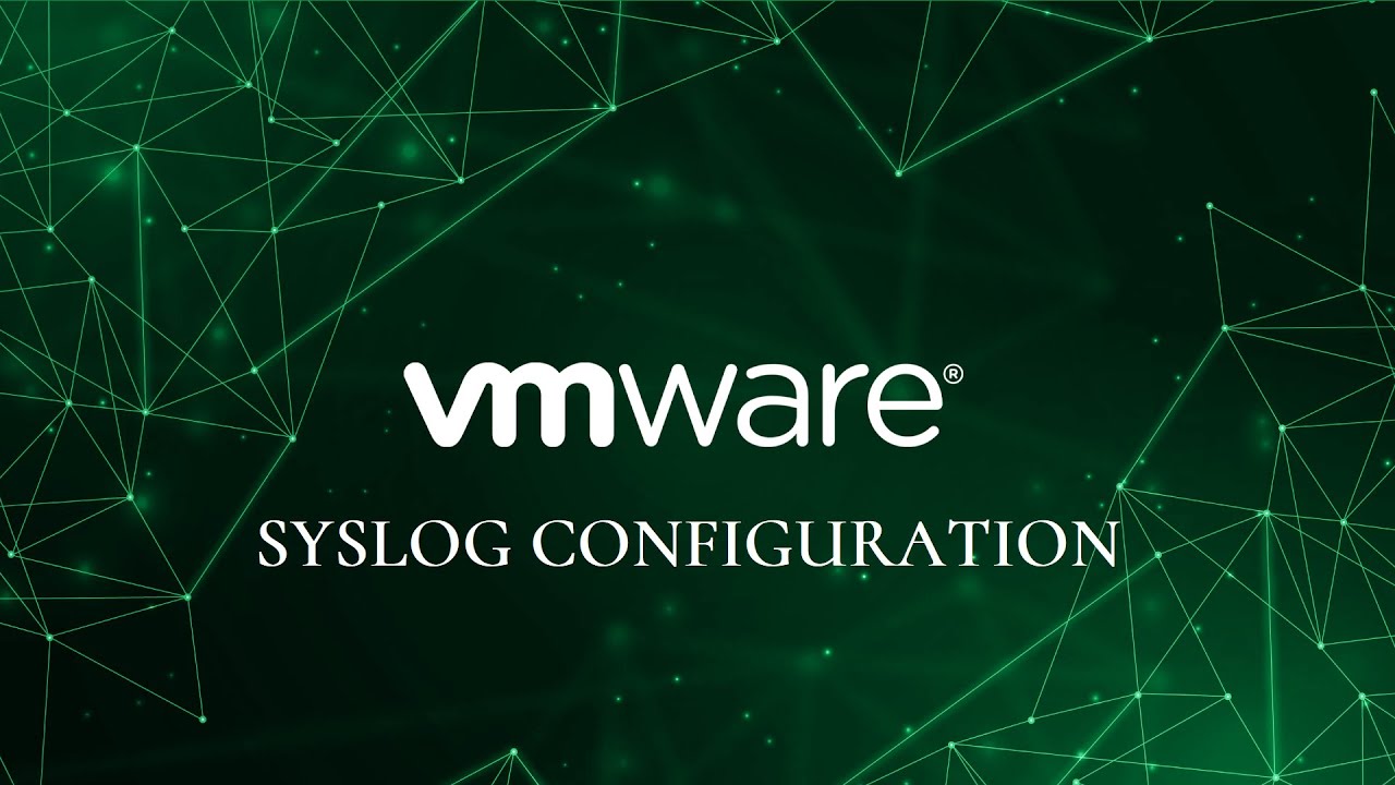 Как настроить сервер Syslog для хоста VMware ESXI