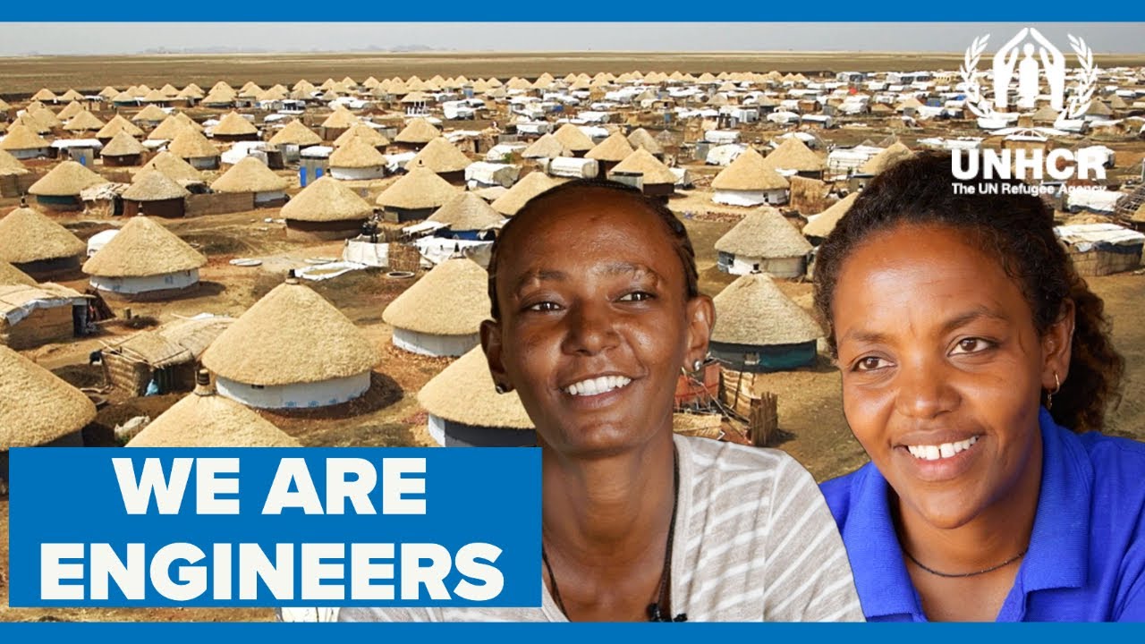 Sudan: Refugee women use their engineering skills to build shelters for refugees & host communities