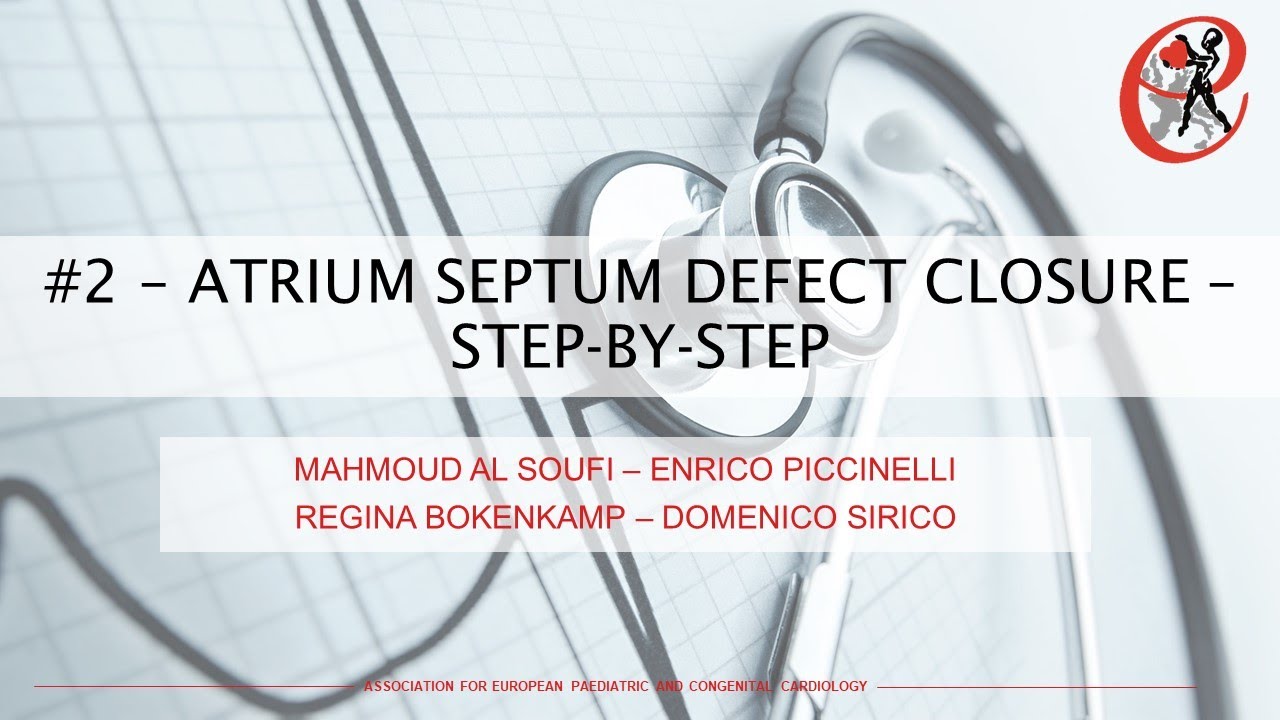 Interventional cardiology - Atrium Septum Defect closure - Step-by-step