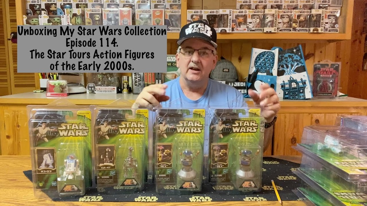 E114 The Star Tours Action Figures of the Early 2000s.