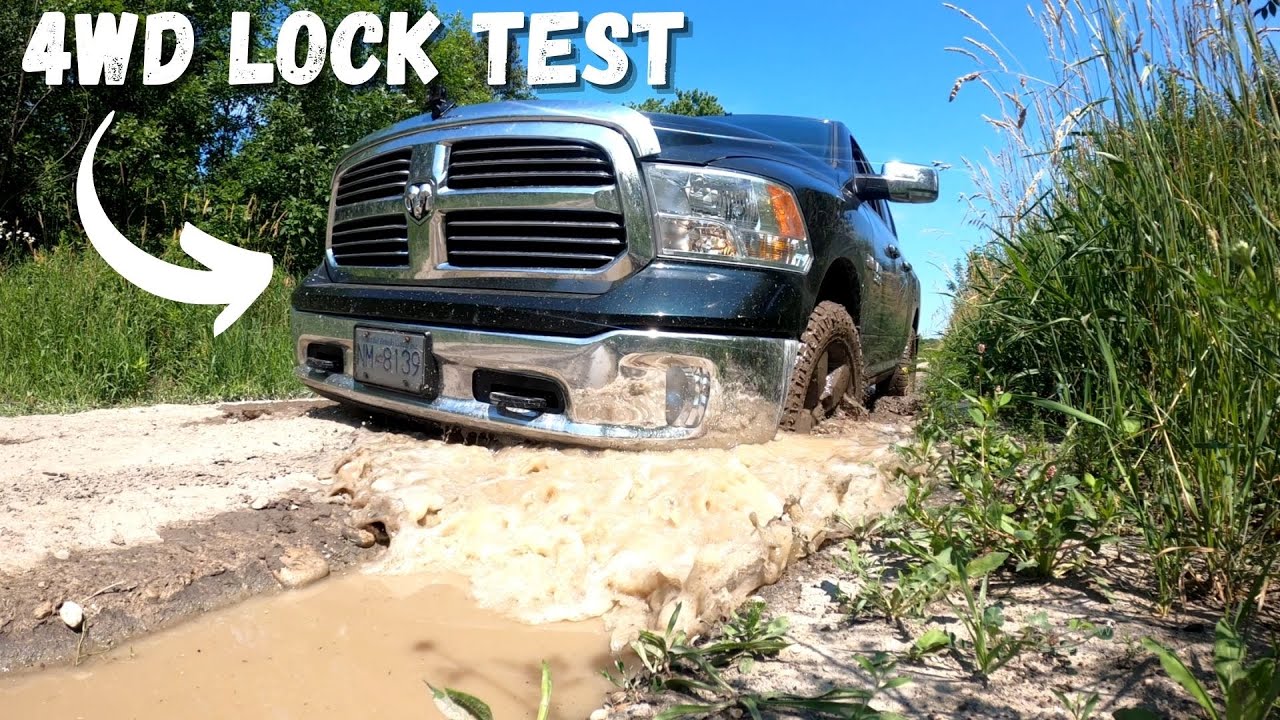 RAM 1500 4WD LOCK Test (ESC System OFF) | Does It Actually LOCK??