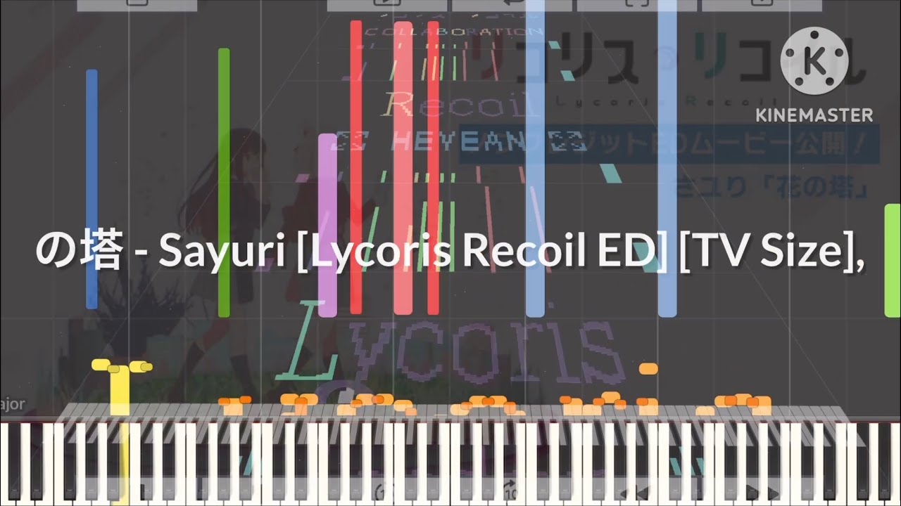 [Black Midi] の塔 - Sayuri [Lycoris Recoil ED] [TV Size], 60k notes, landrys & hevean