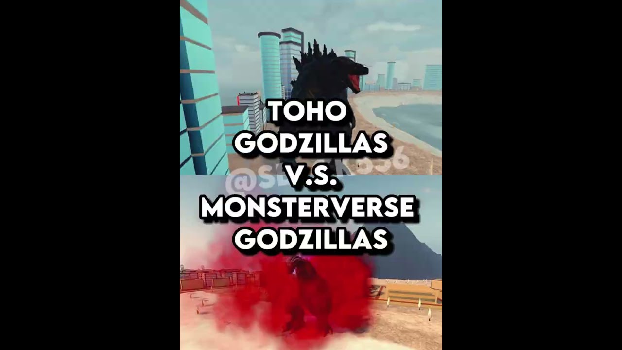 Toho Godzillas V.S. Monsterverse Godzillas | Kaiju Universe Edition
