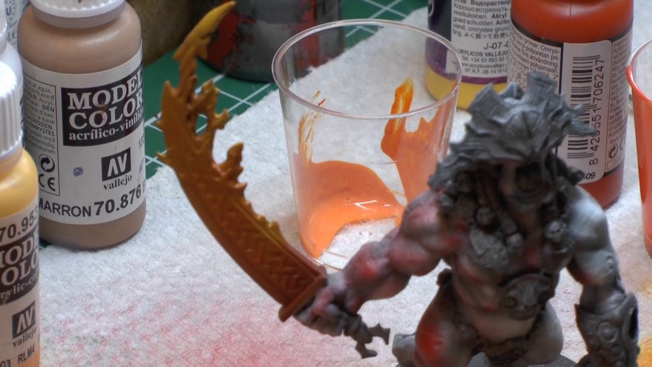 Bemalen - Painting Guide - Feuerriese bzw. Fire Giant - Blood Rage