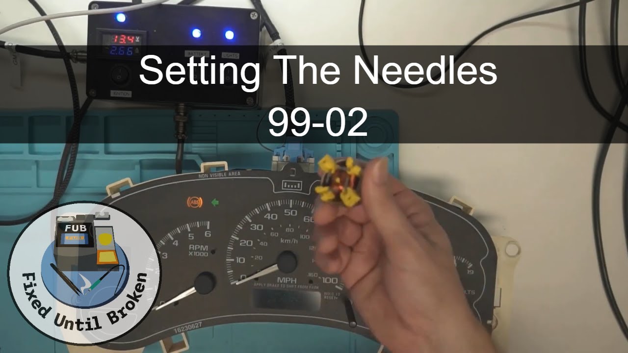 How To Set The Pointers 99-02 GM Instrument Clusters
