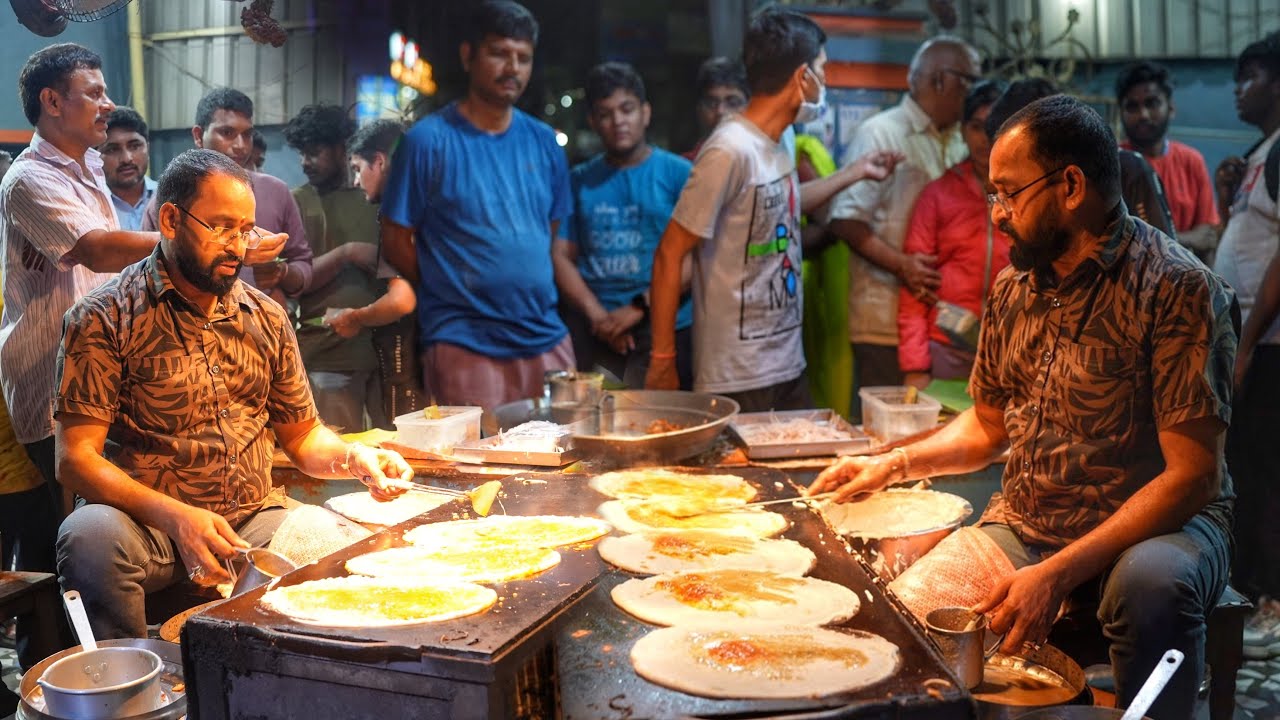 5Kg GHEE Everyday - India’s Best KARAM Dosa in Nellore ￼￼| Ghee Onion Dosa @IndianFoodExplorer
