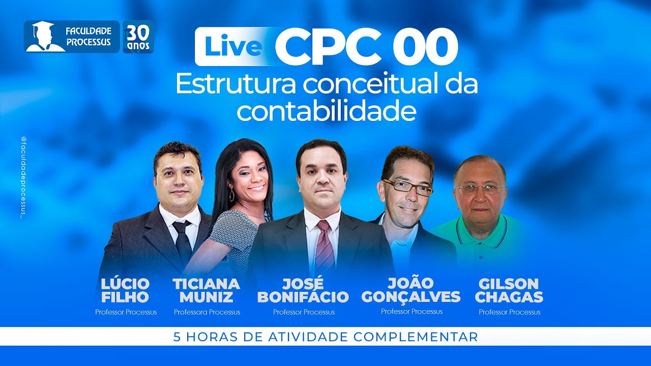 LIVE: CPC 00 - Estrutura conceitual da Contabilidade