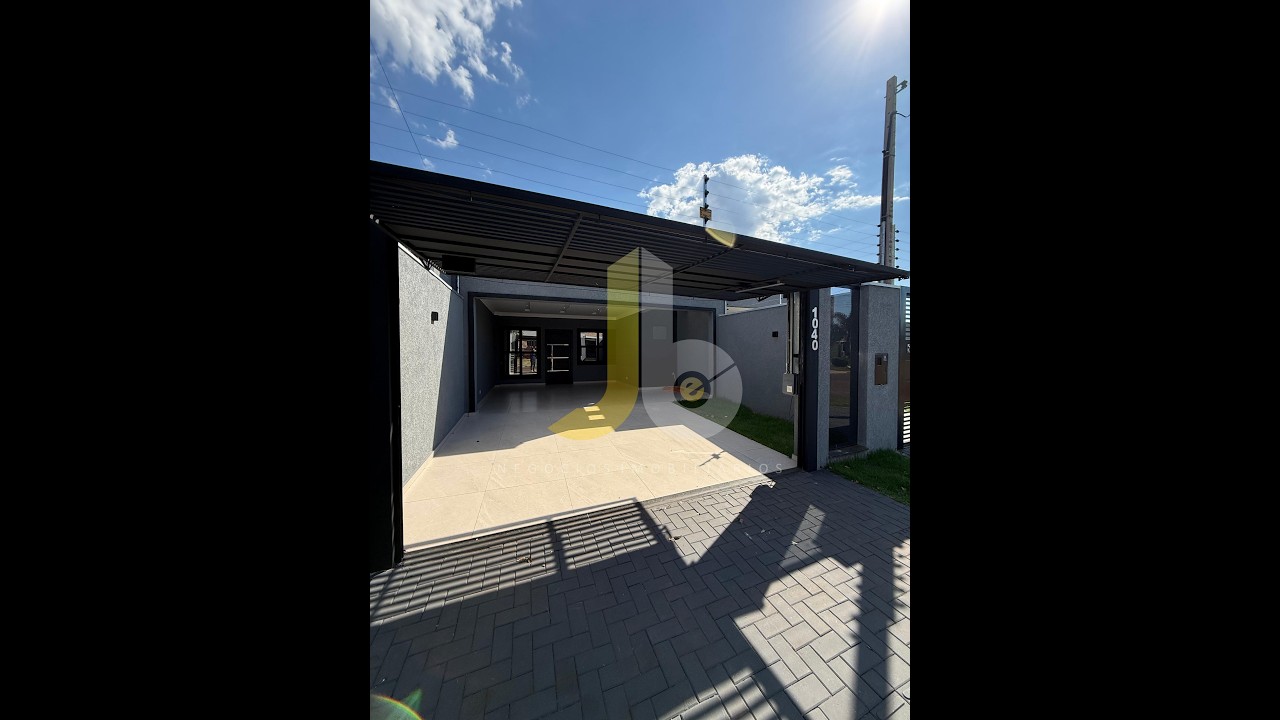 Casa Moderna com 4 quartos, 4 vagas e edícula com churrasqueira
