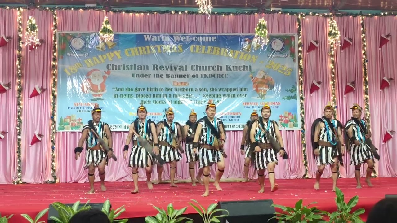 Group Dance || Lower Boso Fellowship || 18th X-Mas CRC Kuchi 2025 || Nyishi Christmas Song 