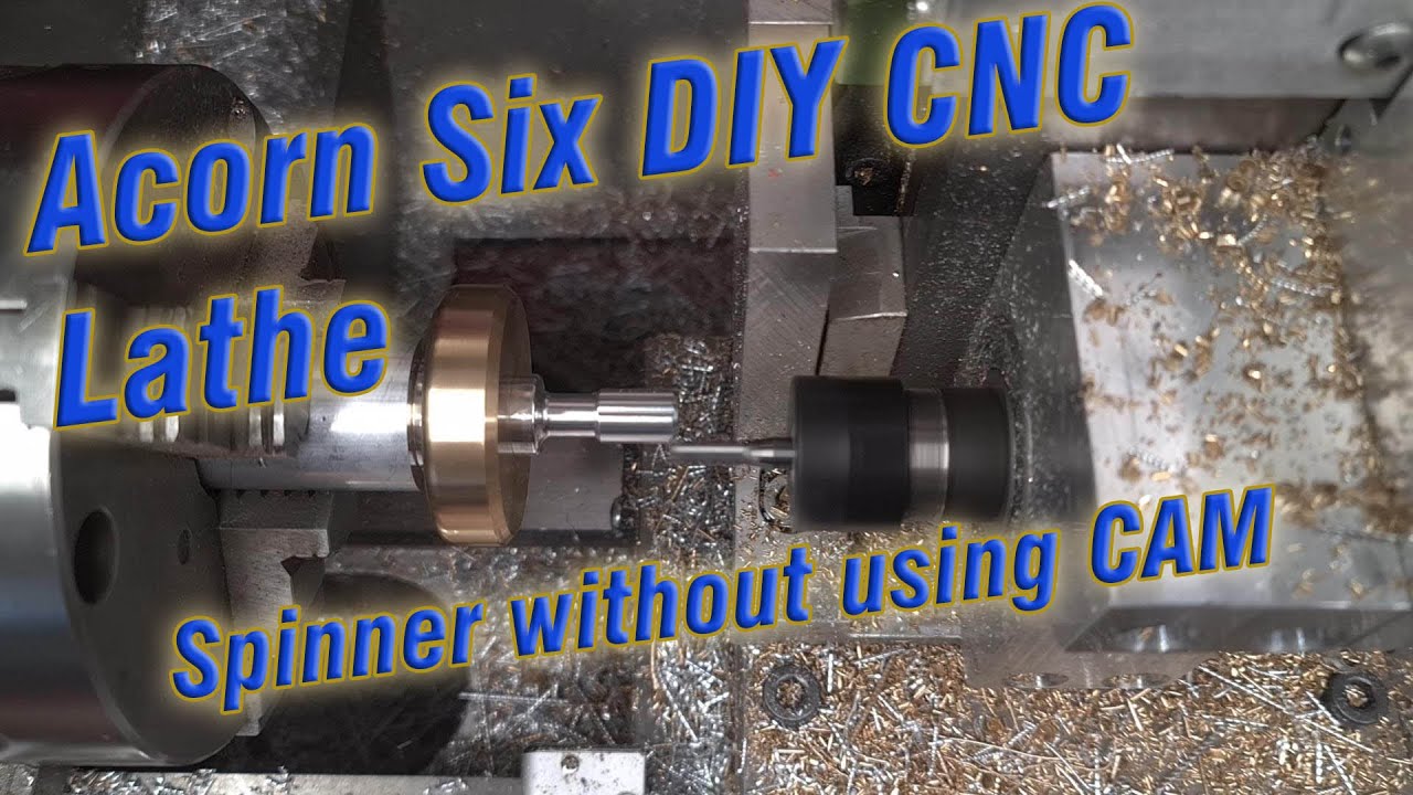 Spinner #2 with Acorn 6 DIY CNC lathe