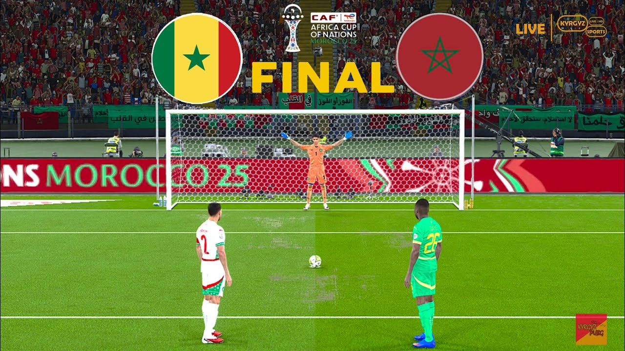 SÉNÉGAL vs MAROC | Séance de tirs au but | FINALE de la Coupe d'Afrique des Nations CAF 2025 | PES