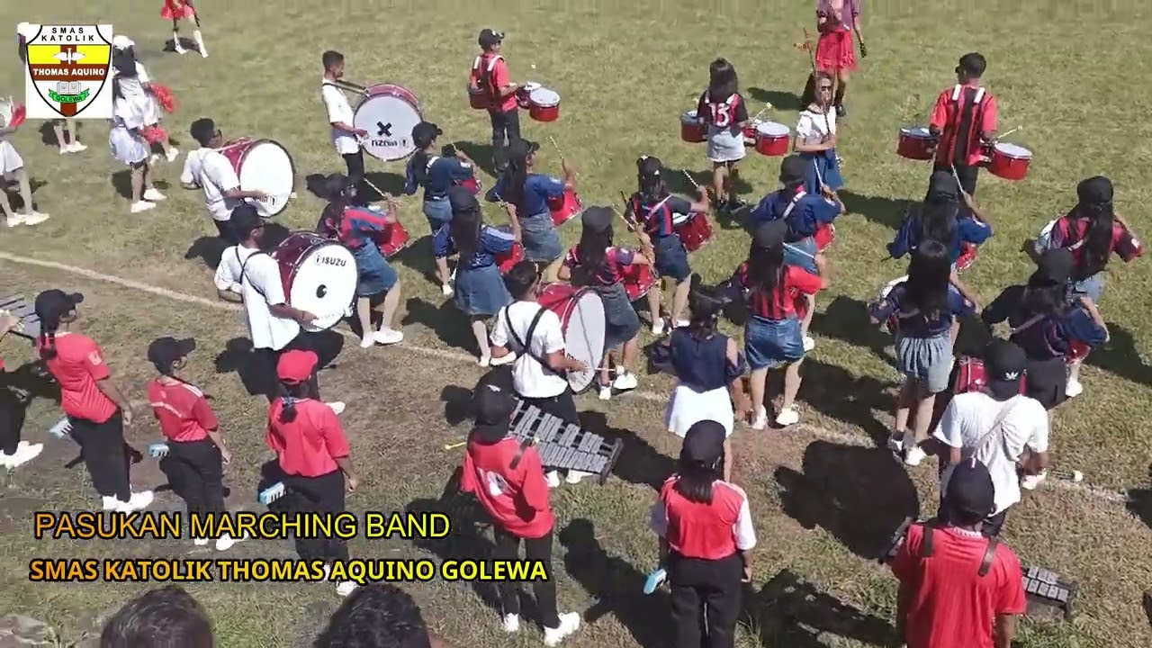MARCHING BAND SMAS THOMAS AQUINO GOLEWA // LIGA PELAJAR SMA/SMK SE-KAB NGADA 2023//