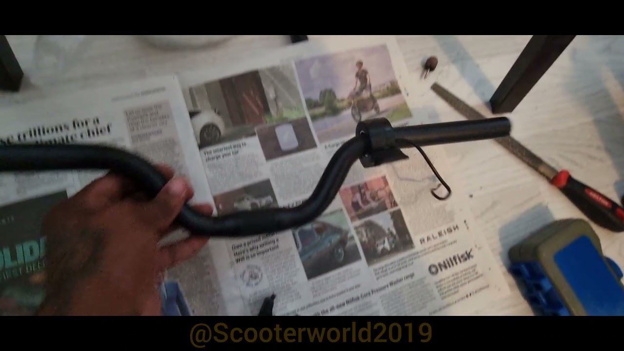 ninebot g30 xiaomi m365 change to any 25mm handlebar