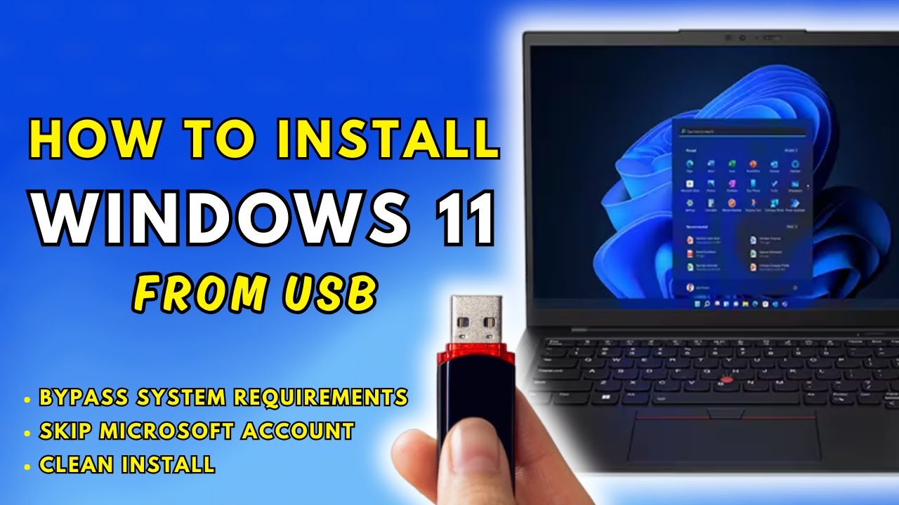 How to Install Windows 11 From USB | Bypass Requirements + New Method