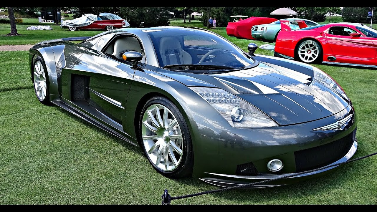 Chrysler ME Four-Twelve concept being towed. This car should be the replacement for the Viper