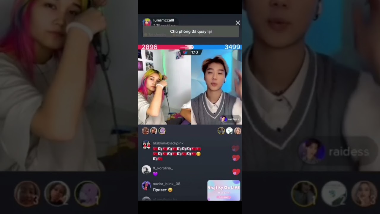 Luna's live with Raides💜