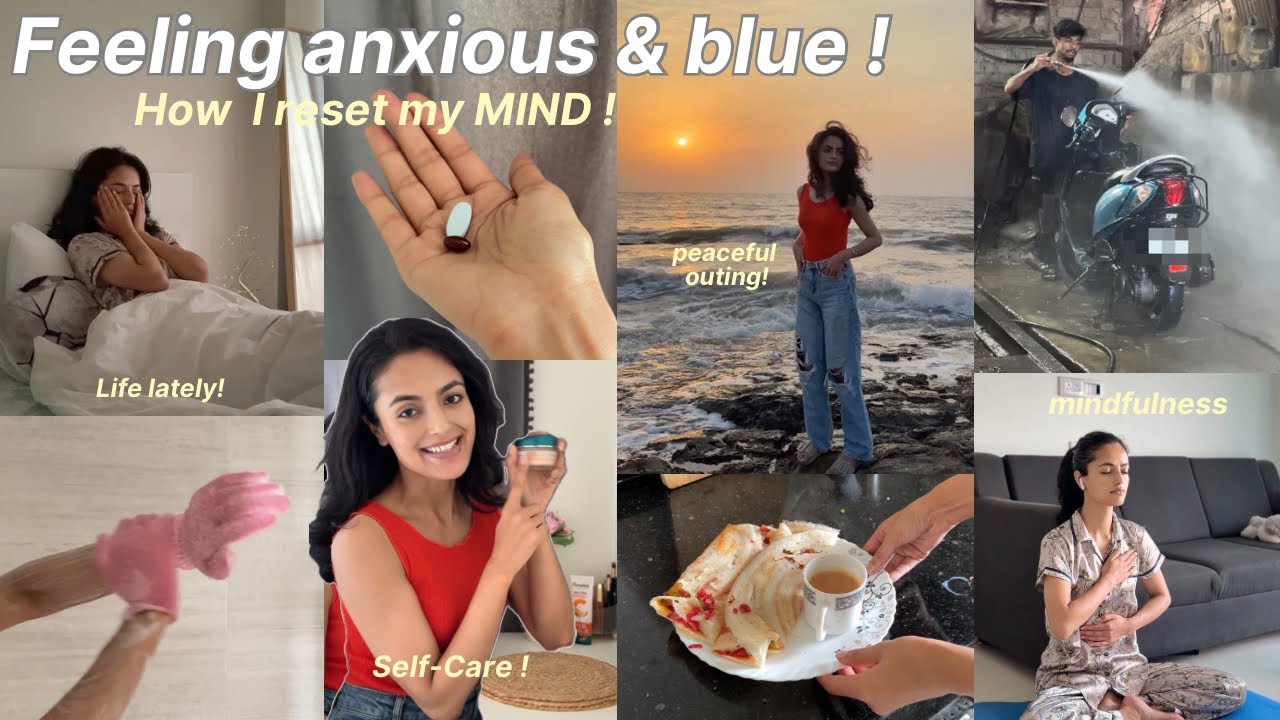 Feeling anxious and blue🧘🏻‍♀️: HOW I RESET MY MIND! slow mornings, self-care & peaceful outing!
