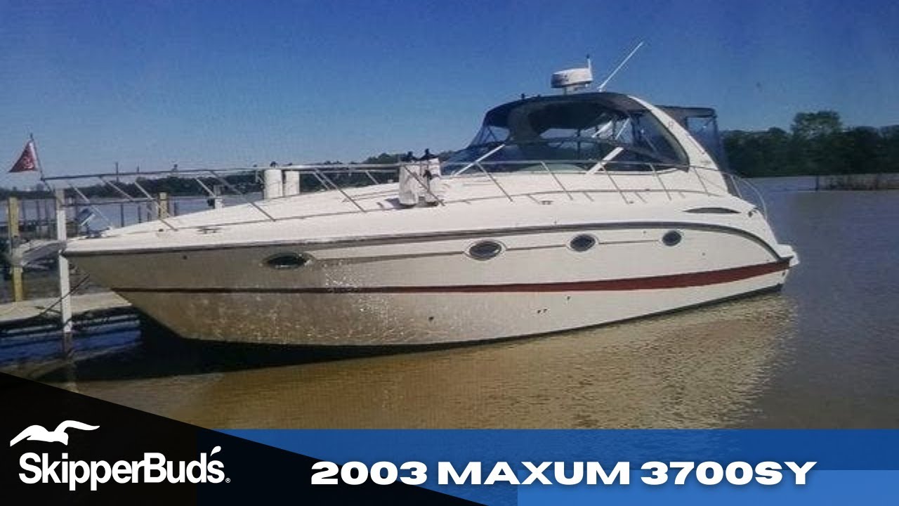 2003 Maxum 3700 SY Cruiser Boat Tour SkipperBud's