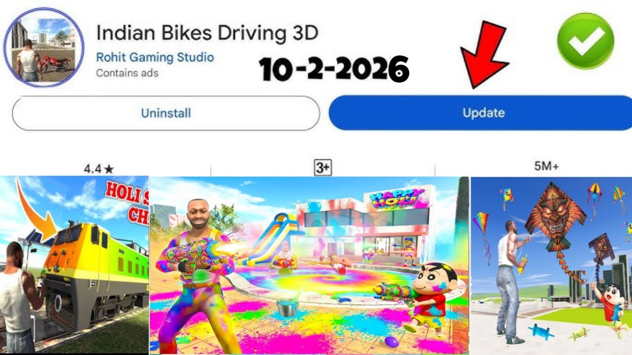 Live -🛑 Indian bike driving 3D new update| Train chess in English
