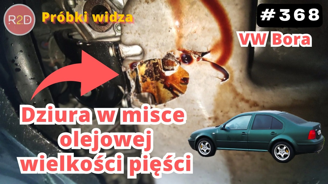 Wypadek, nowa miska i analiza oleju! Red Line vs Liqui Moly &ndash; jakie obserwacje? VW Bora #368