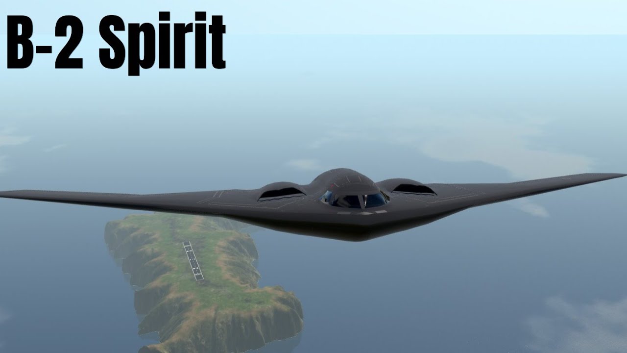 B-2 Spirit Stealth Bomber Test Flight | SimplePlanes