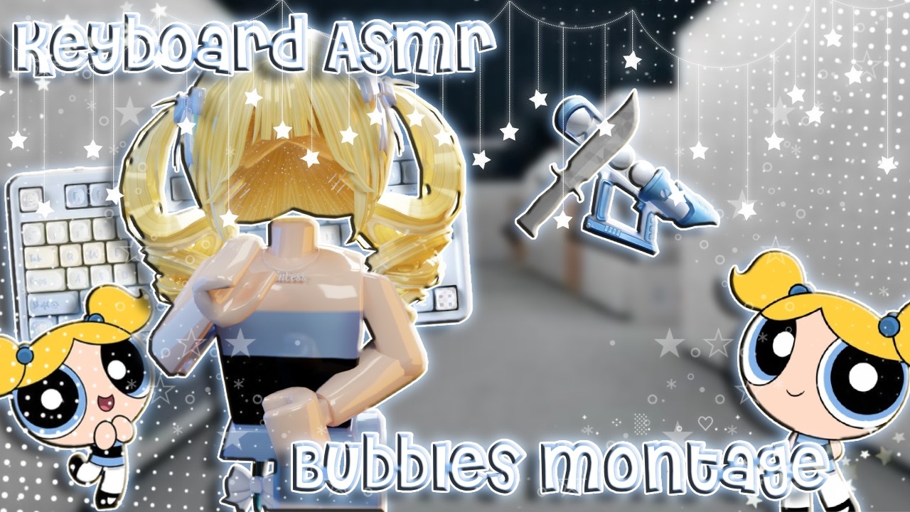⭑.ᐟ  Beating teamers + Bubbles montage  ‧˚꒰Keyboard Asmr ୭ ˚. ᵎᵎ Murder Mystery 2₊˚⊹ ᰔ