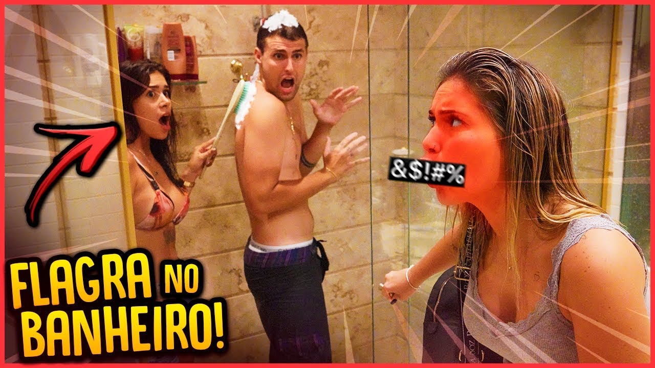 ELA ME FLAGROU COM AMIGA DANDO BANHO!! - TROLLANDO NAMORADA [ REZENDE EVIL ]