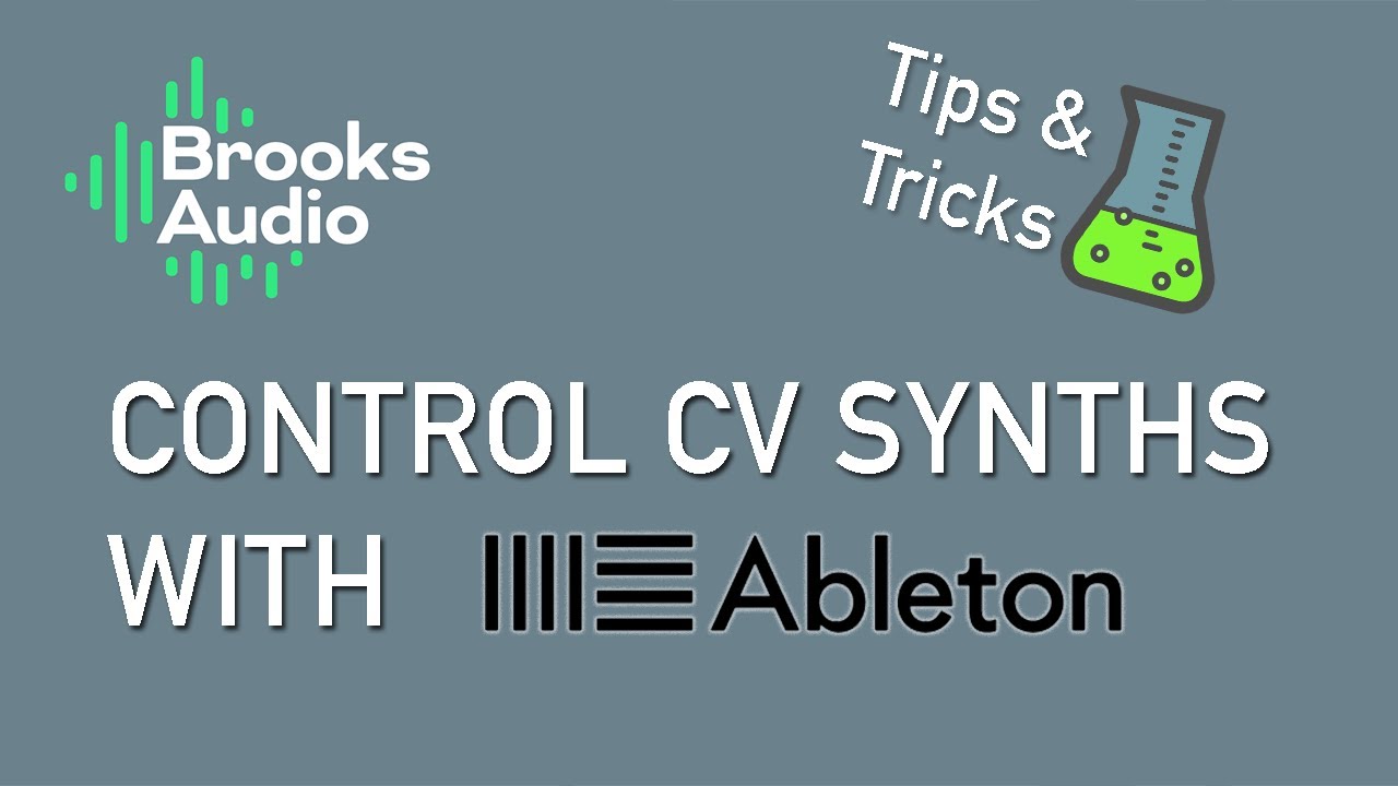 Using Ableton to control modular synths with Control Voltage (CV)