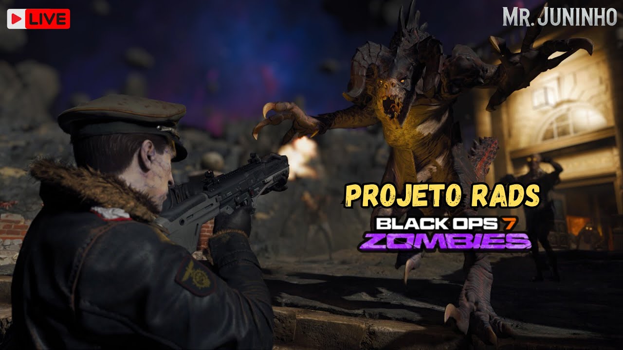 🔴 BO7 Zombies | Evento Projeto RADS | Round 50