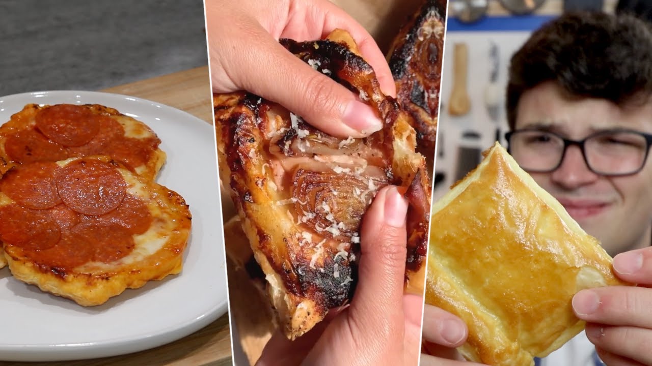 I Tested All The Tiktok Upside Down Pastry Hacks - Pizza, Caramelized Onion, Honey Apple