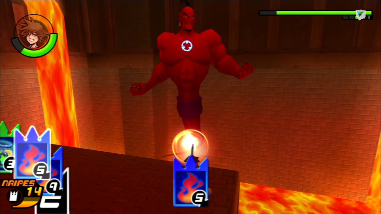 Kingdom Hearts Re:Chain of Memories - 10 - Vs Jafar Genio
