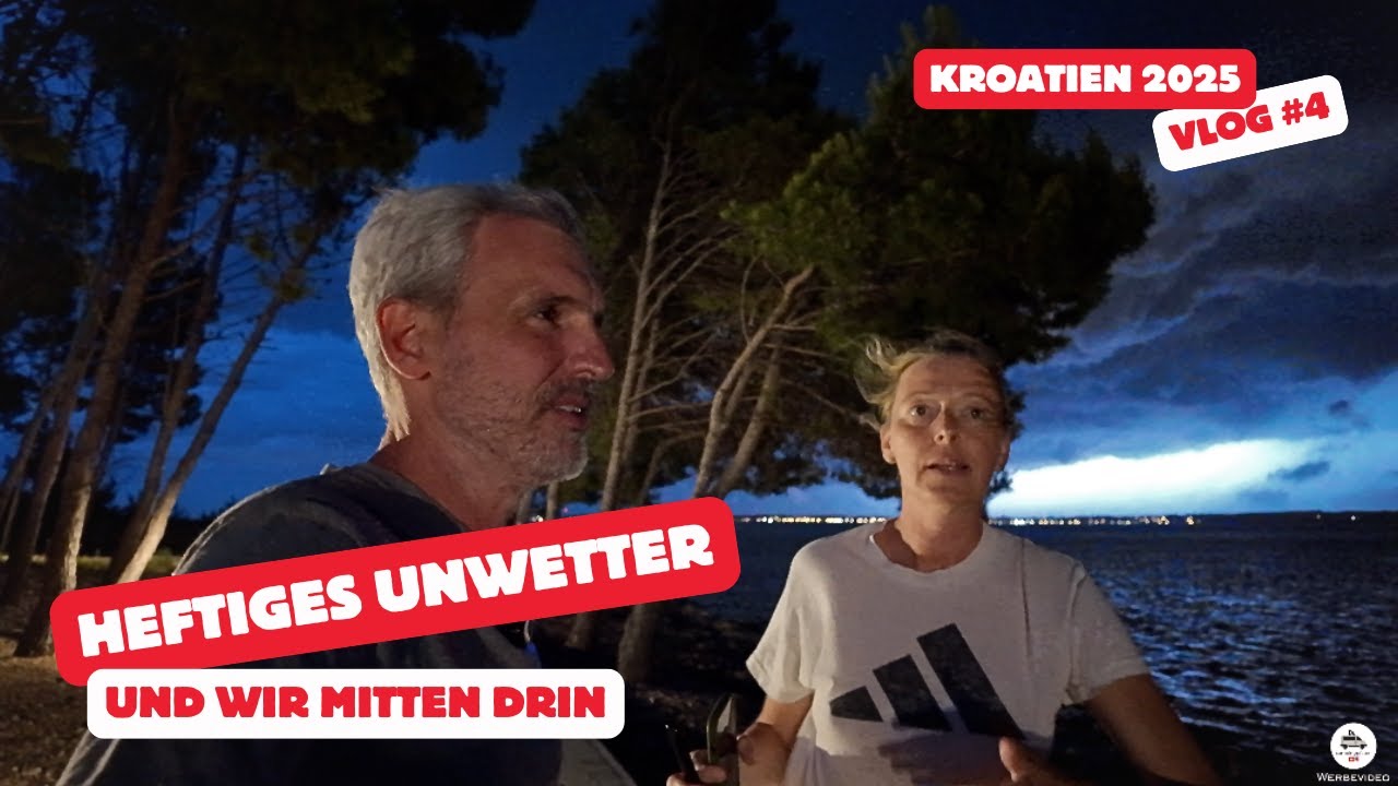 Vlog#4: Blitz, Donner und Sturm im Avalona Camping Resort auf Pag - und danach traumhafte Tage
