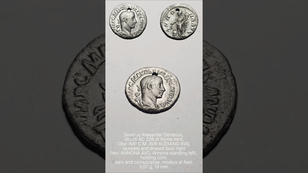 Severus Alexander – Rimski car na srebrnom denaru
