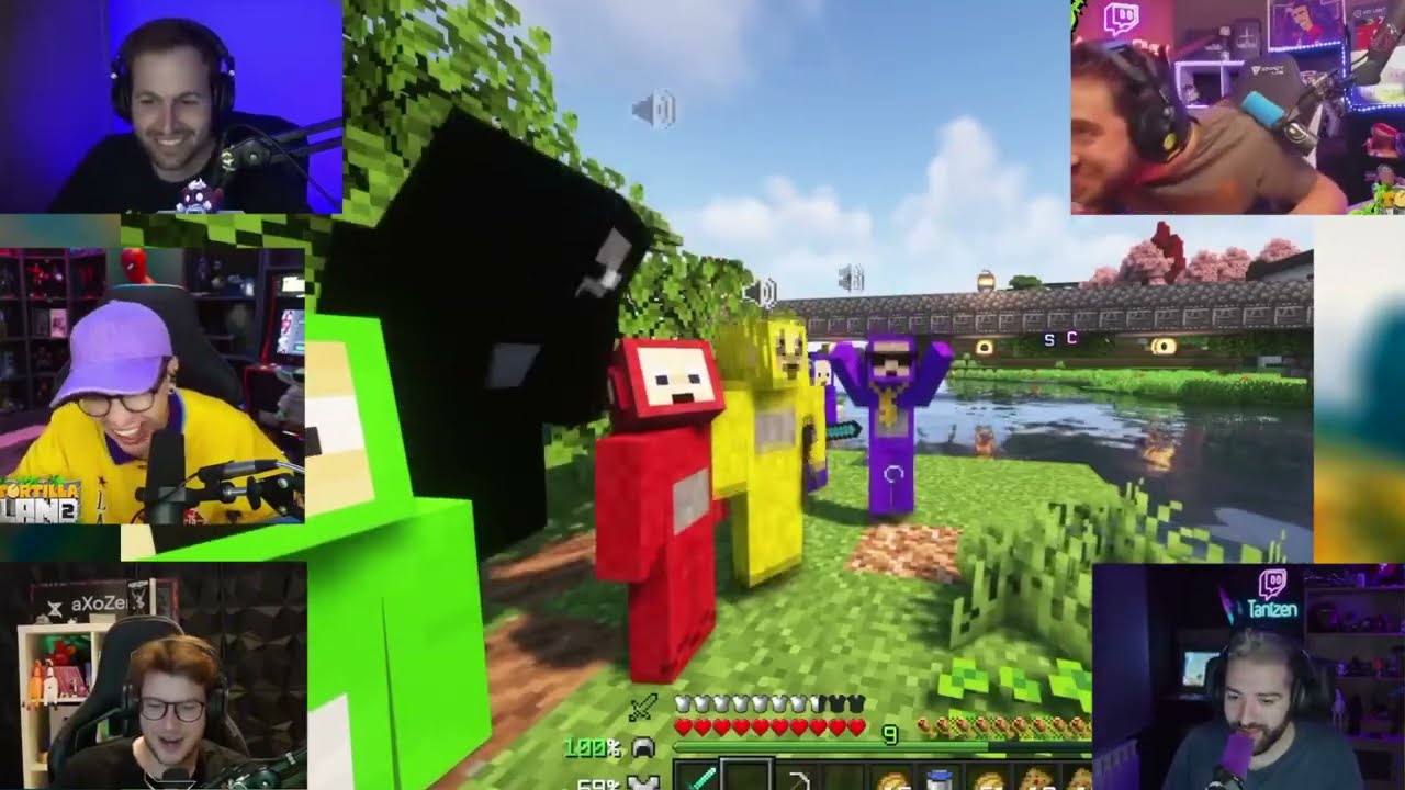 TELETUBBIES ATACAN a CAROLA y D3SST3 (TODAS LAS CAMARAS)