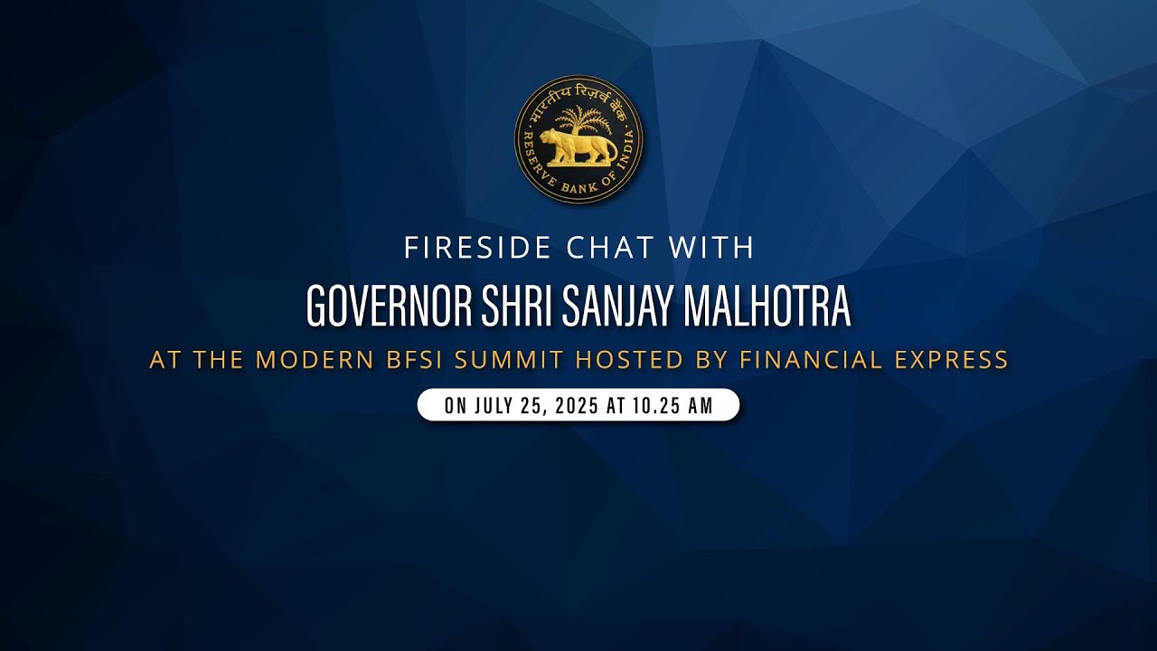 Fireside chat with Governor Shri Sanjay Malhotra at the Modern BFSI Summit