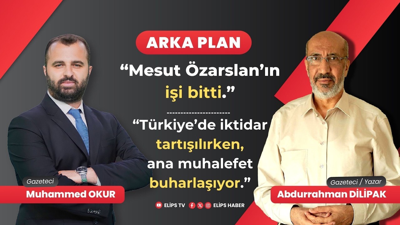 “Mesut Özarslan’ın işi bitti. - İmamoğlu, AK Parti'de kendine yer bulamadı.