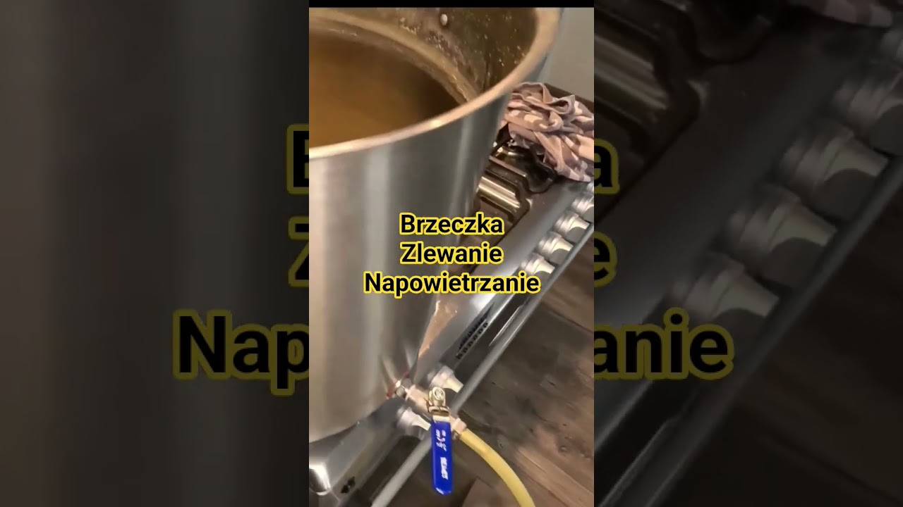 Grainfather. Brzeczka, zlewanie, napowietrzanie. Hazy IPA.