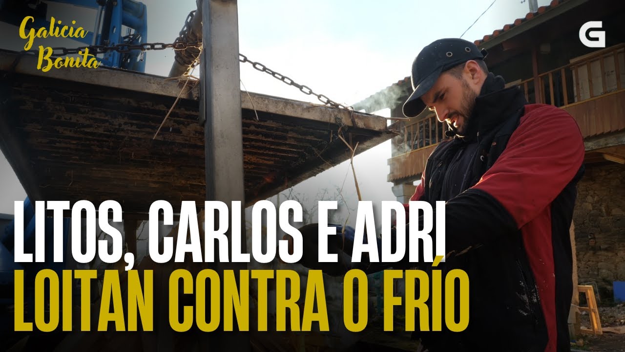 LITOS, CARLOS E ADRI loitan contra O FRÍO… | GALICIA BONITA
