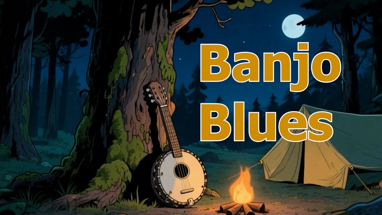 Banjo Blues - Quiet Night at the Campsite Perfect for Relaxing / Working / Traveling