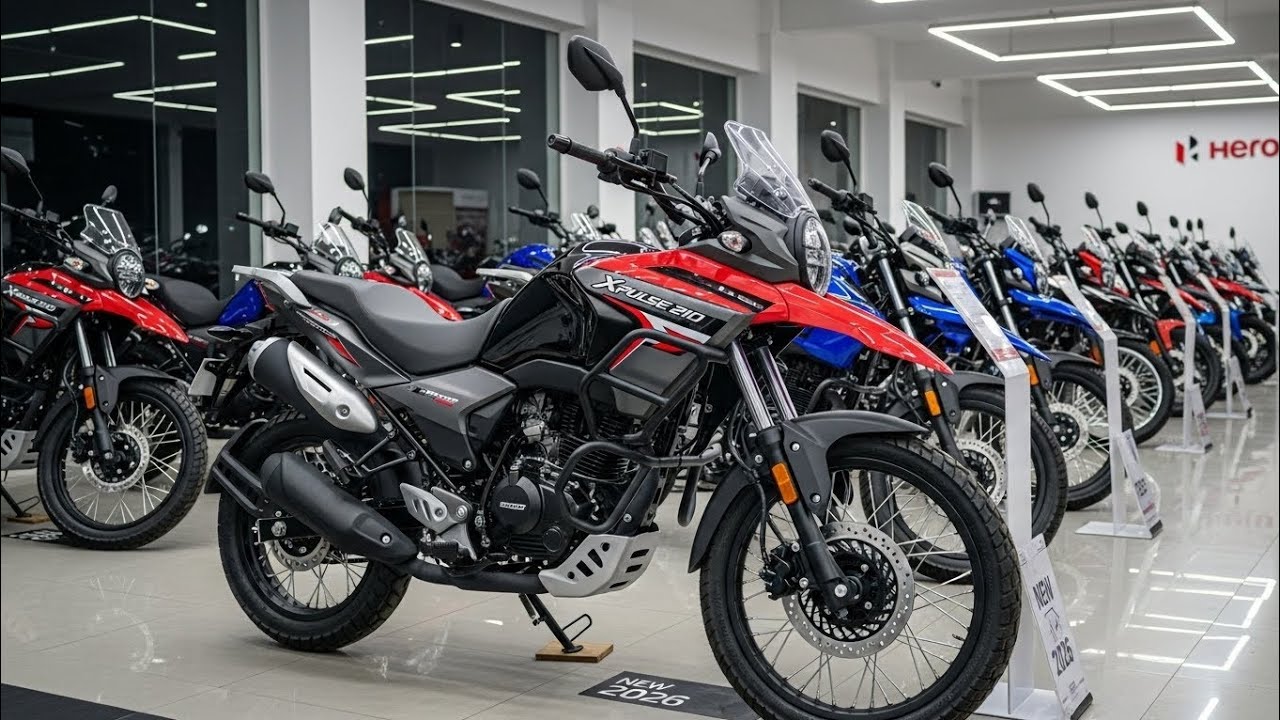 Новинка 2026 года, Hero XPulse 210 &ndash; наконец-то в продаже! 6-ступенчатая коробка передач, раллийн...