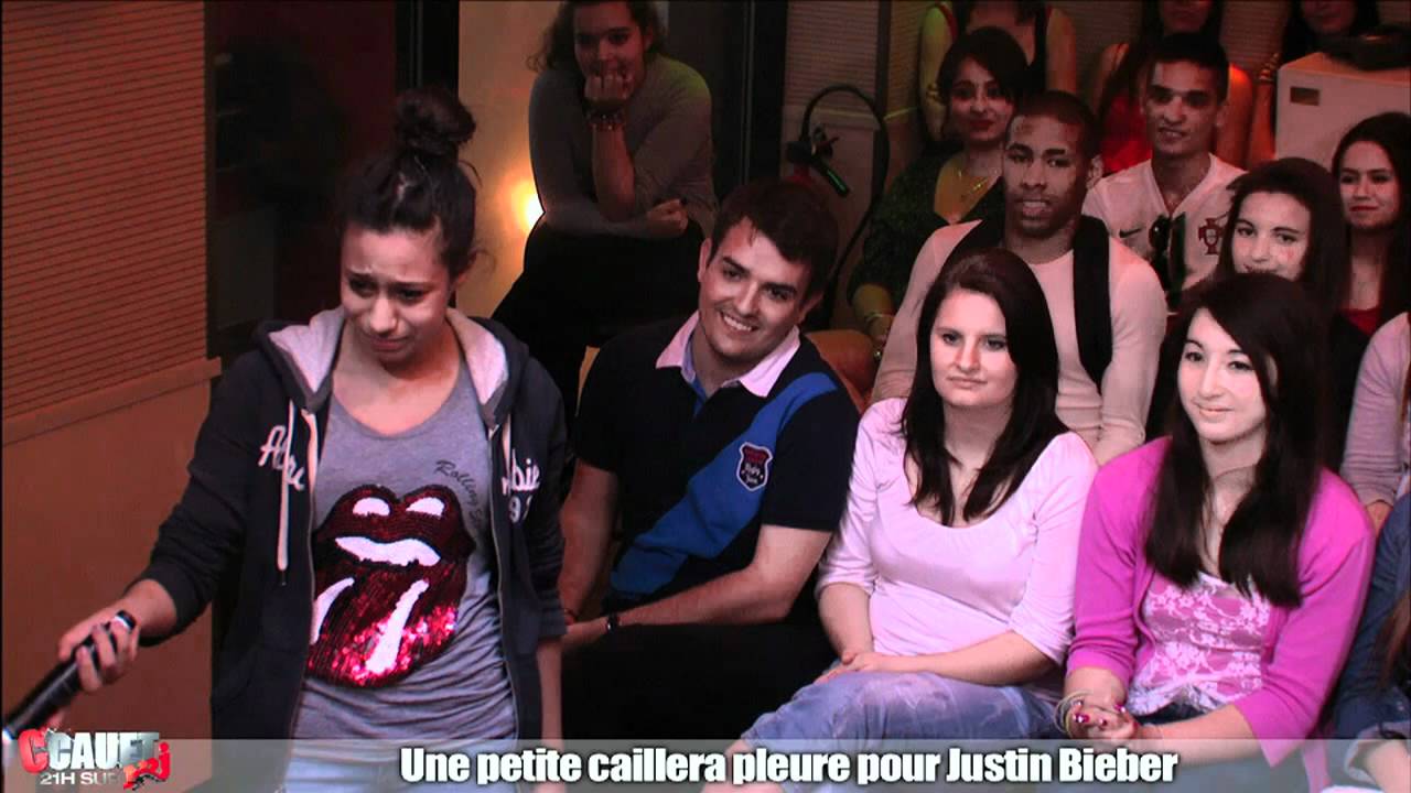 Une petite caillera pleure pour Justin Bieber - C'Cauet sur NRJ