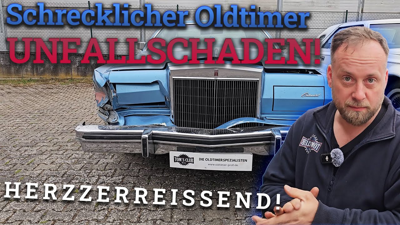 Oldtimer mit WIRKLICH UNSCH&Ouml;NEM Unfallschaden
