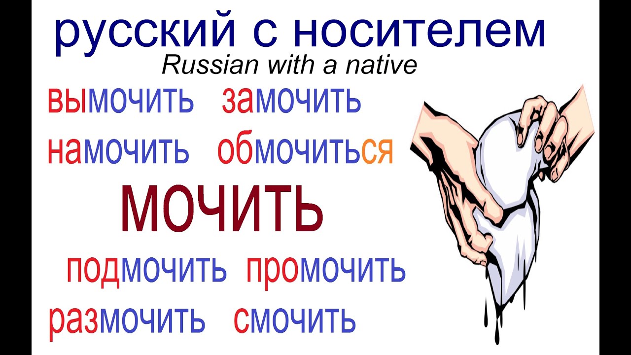 № 600 МОЧИТЬ: замочить, промочить, отмочить, смочить и другие