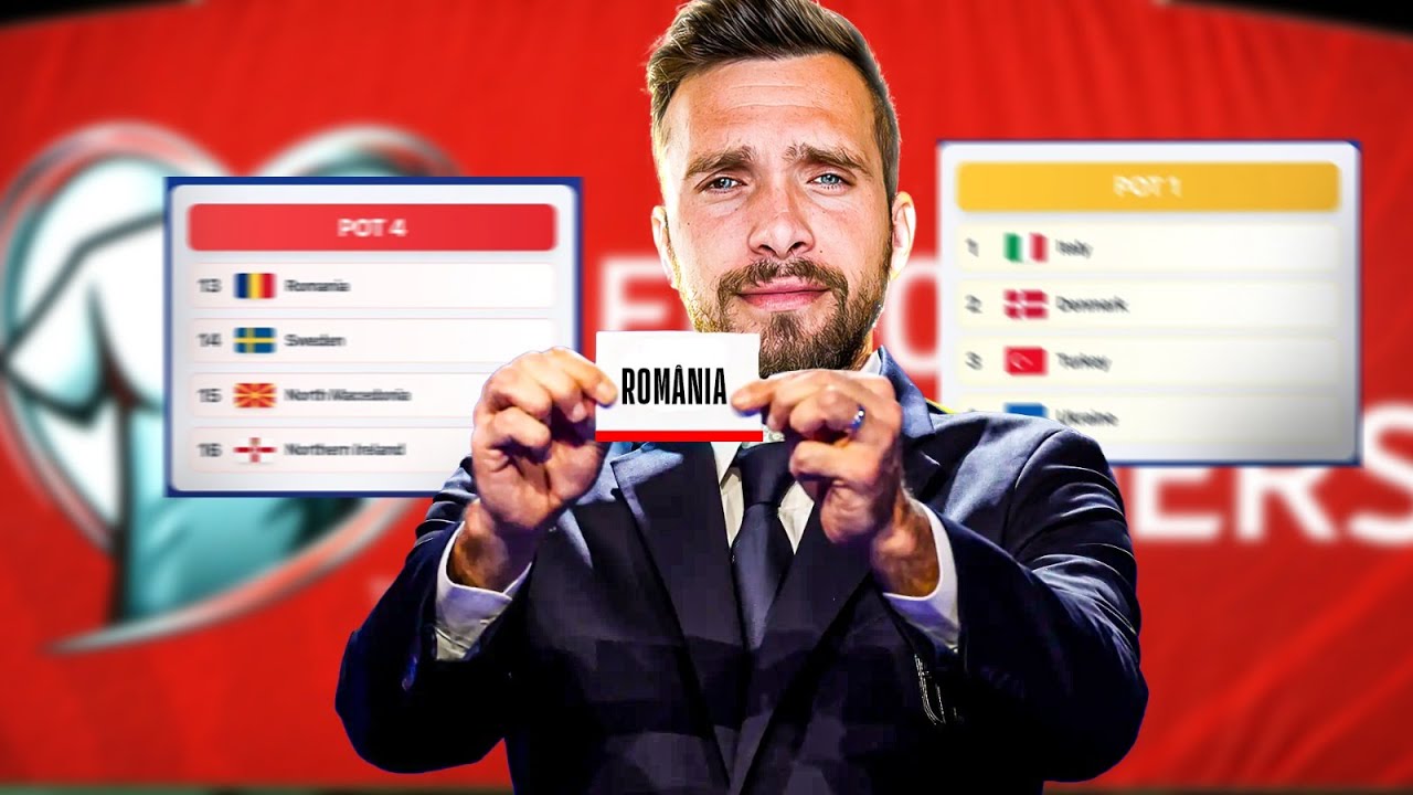 🔴LIVE🔴TRAGEREA LA SORTI BARAJ CUPA MONDIALA - CU CINE PICA ROMANIA?