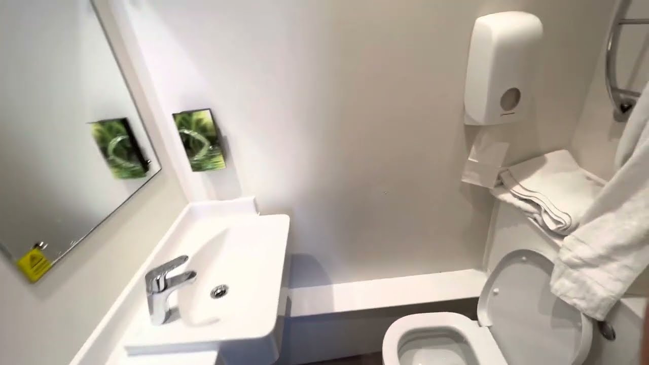 Tiny Toilet Manchester Central Premier Inn Lower Mosley Street near St Peter's Square