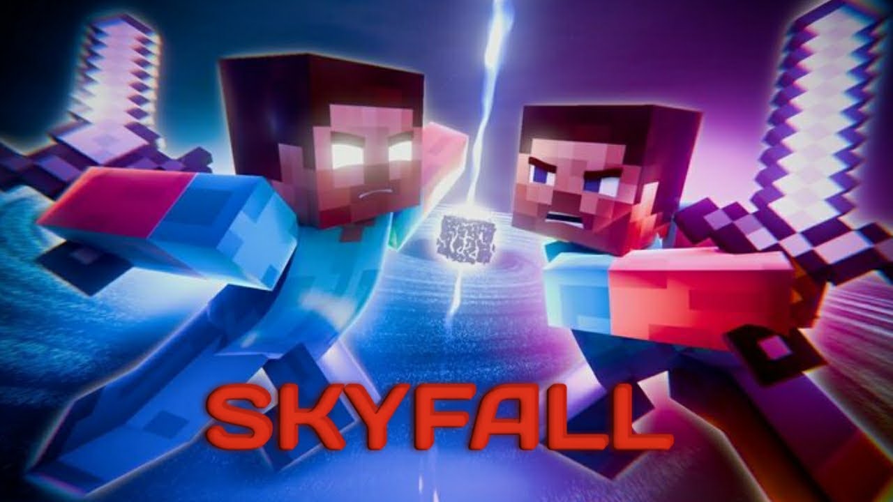 STEVE AND ALEX ADVENDURE || MINECRAFT ANIMATSION || 4K || MUSIC SKYFALL