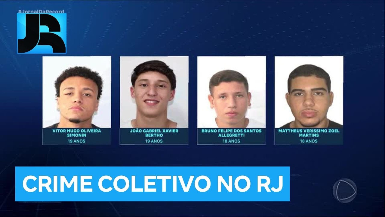 Justi&ccedil;a decreta pris&atilde;o de jovens e apreens&atilde;o de menor por participa&ccedil;&atilde;o em estupro coletivo no RJ