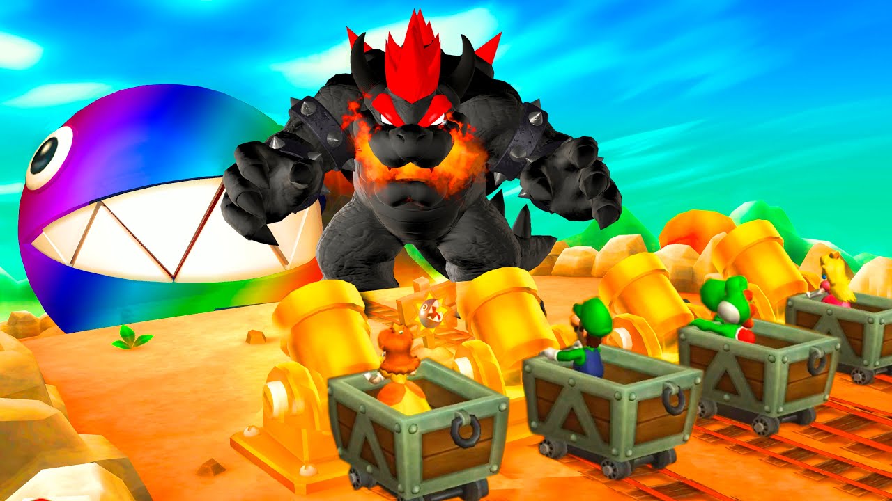 Mario Party 9 All Boss Minigames - Daisy vs Luigi vs Yoshi vs Peach (Master Difficulty) #MarioGame
